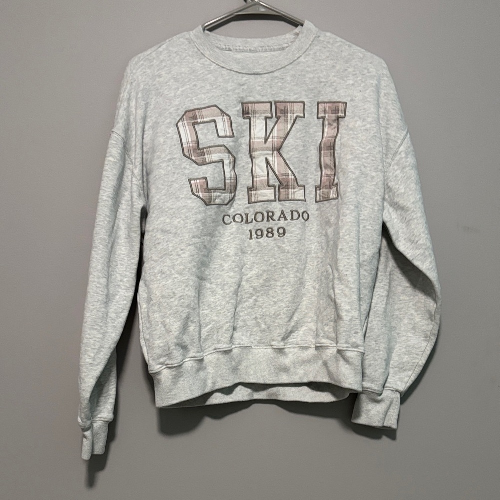 Gray Ski Colorado 1989 Women’s Sweater